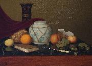 William Harnett Still Life with Ginger Jar oil painting on canvas